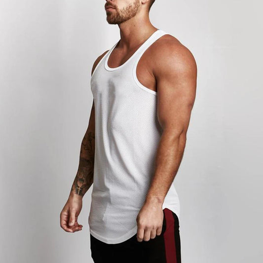 Mens Breathable Sports Sleeveless Tank Top