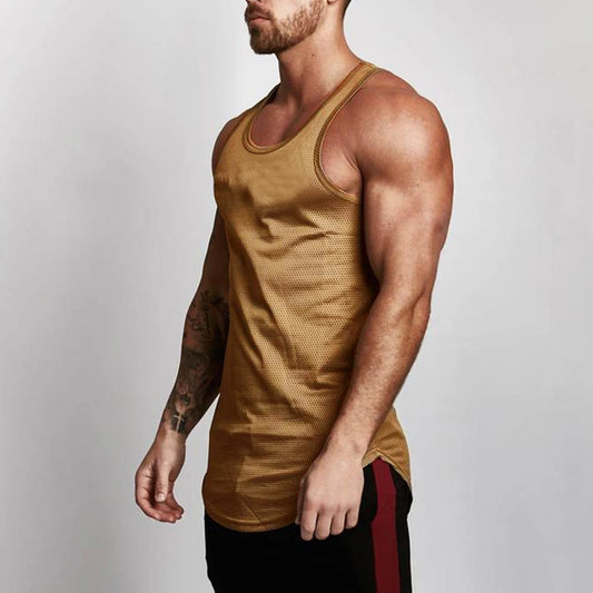 Mens Breathable Sports Sleeveless Tank Top