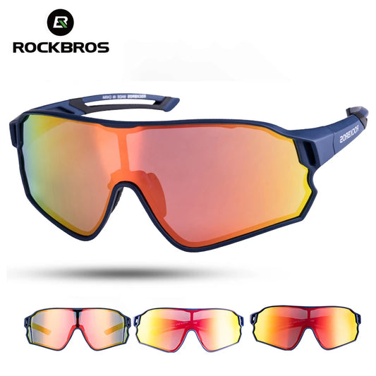 ROCKBROS Cycling Glasses MTB Road Bike Polarized Sunglasses
