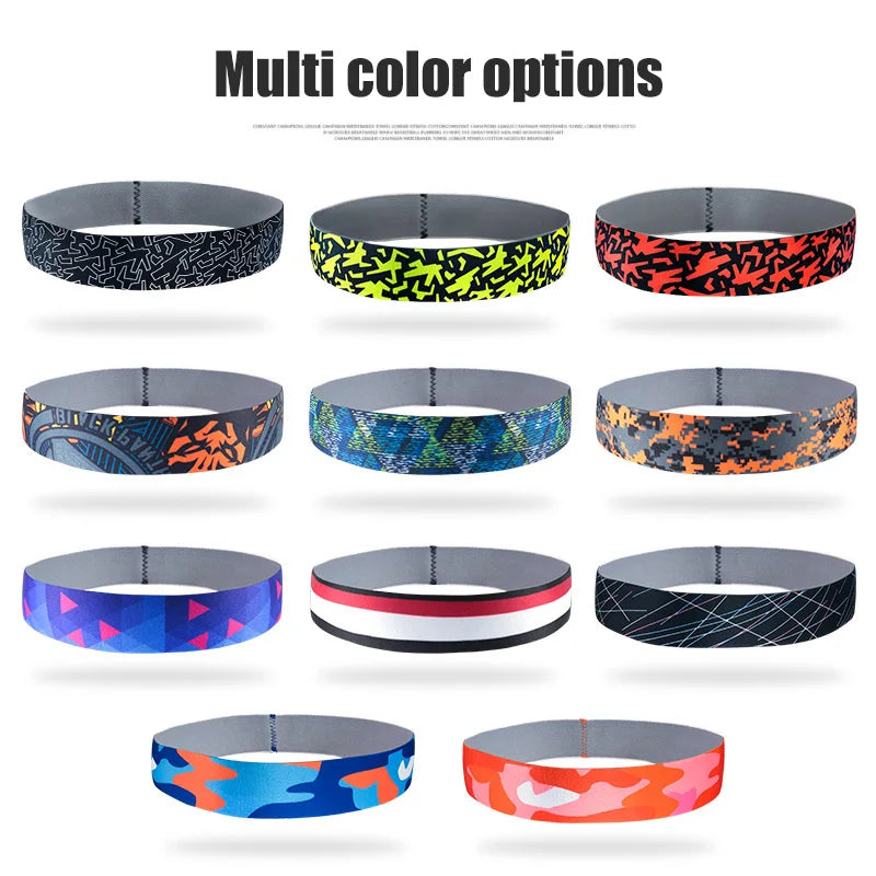 Unisex Non Slip Tennis Basketball Running Sweatband