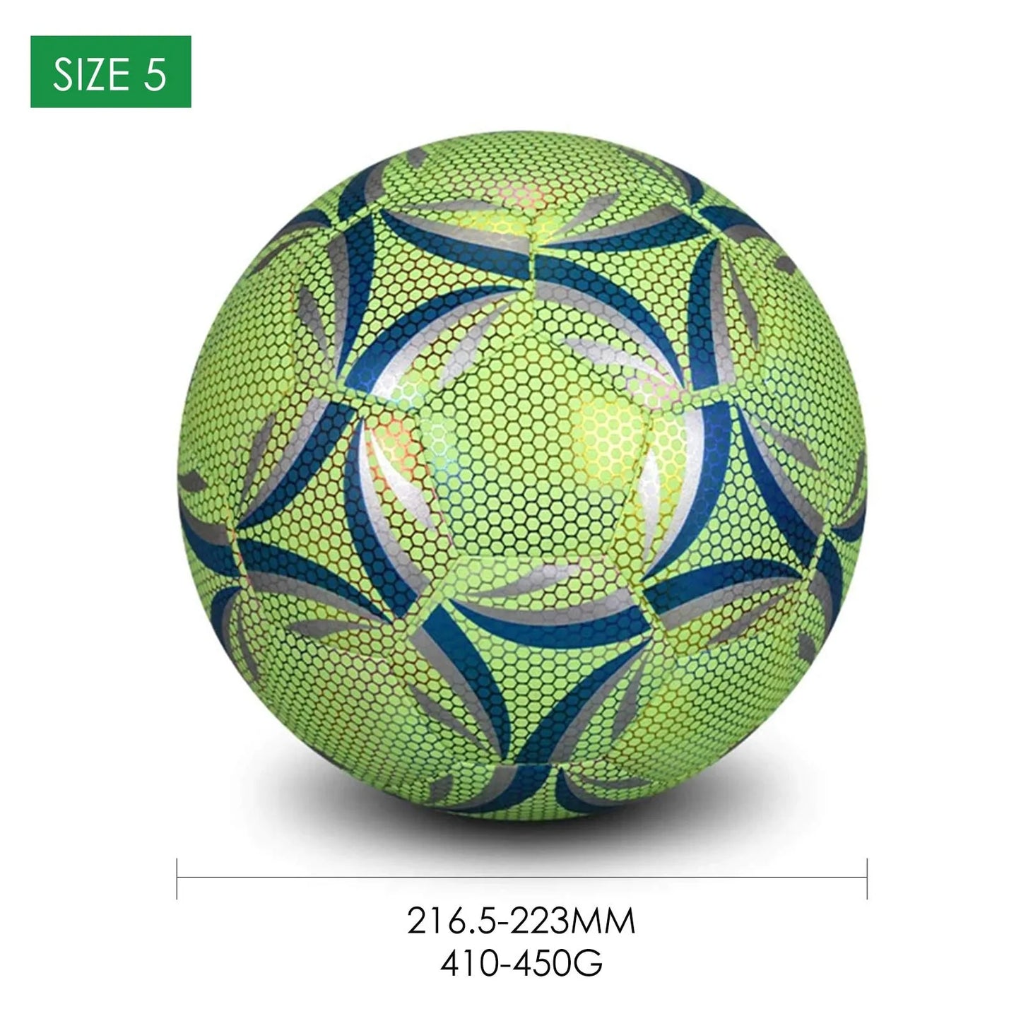 Reflective Football LED Training Soccer Luminous Fluorescent Reflective