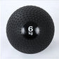 Black PVC sand filling medicine ball