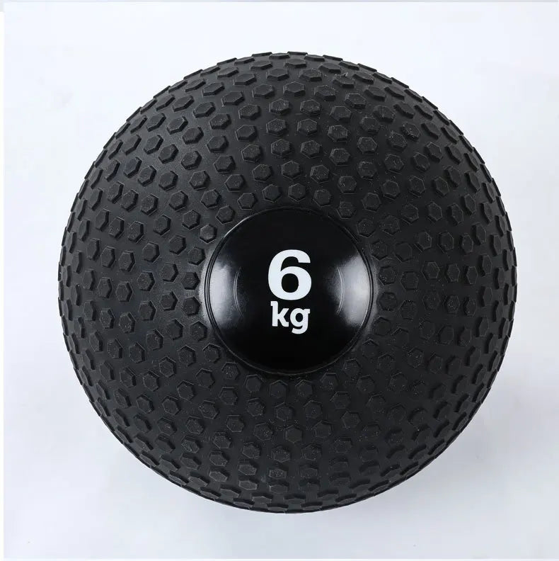 Black PVC sand filling medicine ball